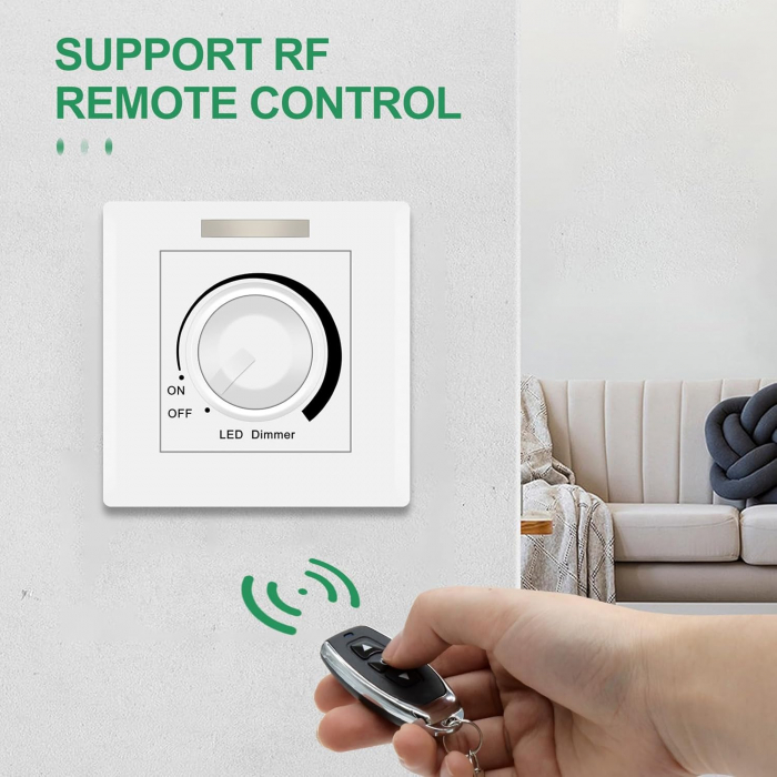 Controller de reglare a luminozitatii LED, 12V-24V DC, 30A, DF301-86 [6]