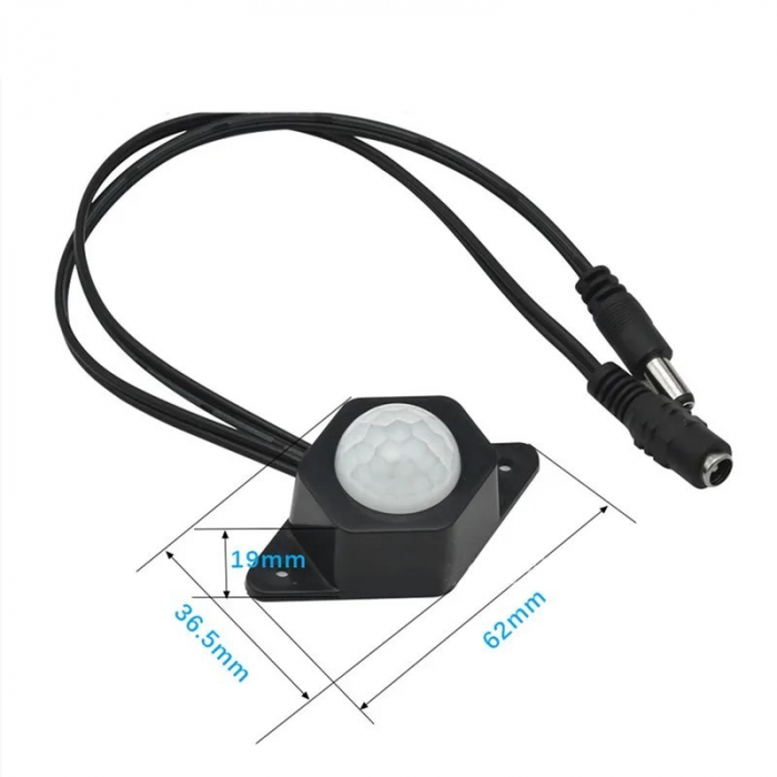 Senzor de miscare PIR pentru banda LED, DC 5V-24V, 6A, P6A-B [3]