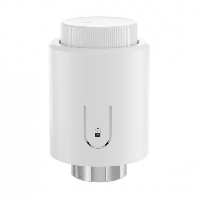 Controler de temperatura inteligent pentru calorifer, Zigbee 3.0, Control prin aplicatie, Afisaj LCD, Alb, Sonoff TRVZB [3]