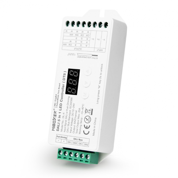 Controller Dimmer Led MiBoxer 5in1 12-24V DC DL-X DALI [2]