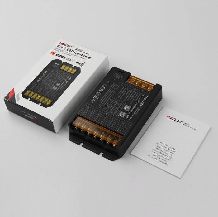 Controller Dimmer Led, Tuya, WiFi+2.4G, 12-48VDC MiBoxer HW5 [2]