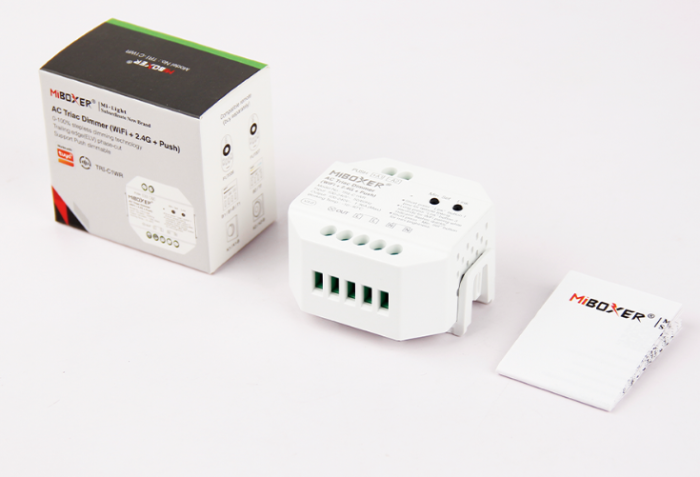 Controller Dimmer Led AC Triac, WiFi + 2.4Ghz + Push, Tuya, MiBoxer TRI-C1WR [4]