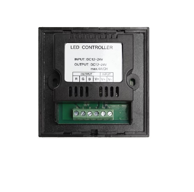Controller RGB touch ST panou si telecomanda 433 12-24V M001S [3]