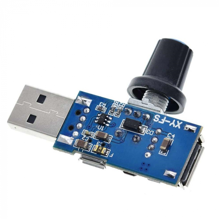 Regulator tensiune USB cu potentiometru, 2.5-8V, 5W OKYN3241-1 [2]