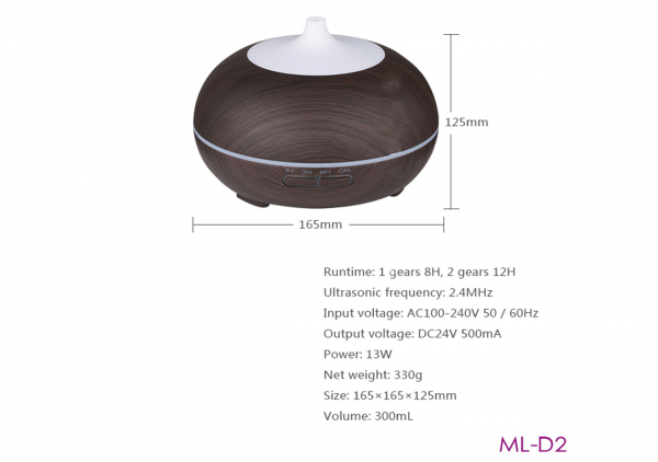 Difuzor umidificator pentru aromaterapie D2 [2]