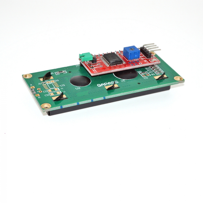 Display LCD 1602 verde cu adaptor I2C OKY4005-1 [6]