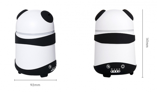 Difuzor umidificator aromaterapie ursulet Panda negru / maro [2]