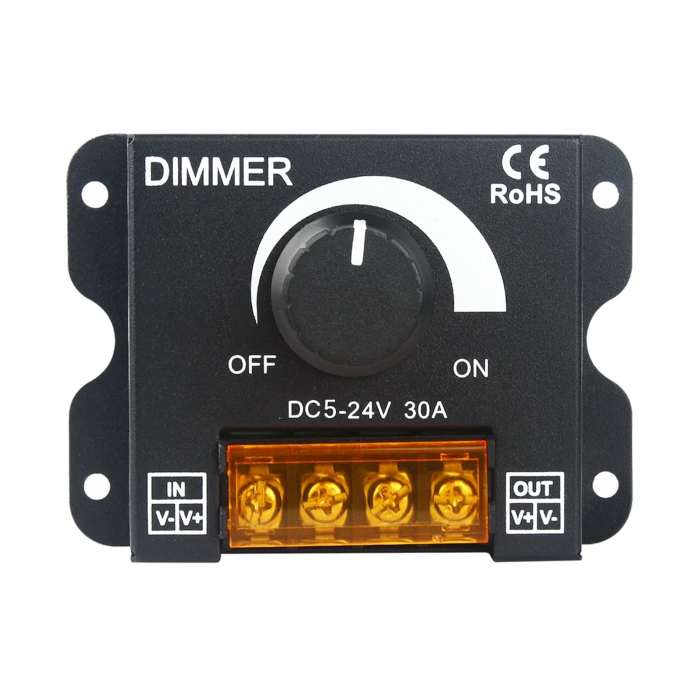 Controller, dimmer LED, 5V-24V DC, 30A, D130-C-30A [1]