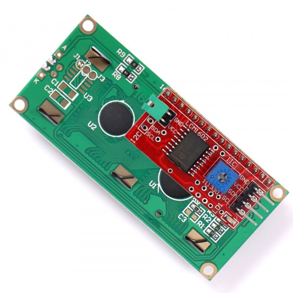 Display LCD 1602 albastru + adaptor I2C  OKY4005 [2]