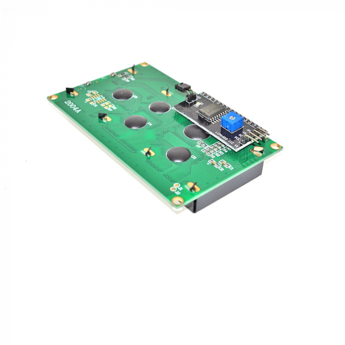 Display LCD verde 2004 5V cu I2C SPLC780 OKY4007-1 [3]