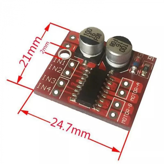 Modul driver motor cu PWM reversibil punte H dubla OKY3199-4-2 [2]