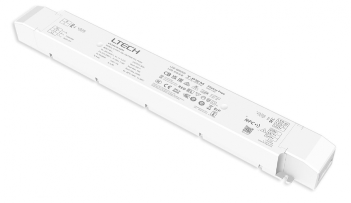 Sursa de alimentare LED LTECH LM-240-24-G2A2, 240W, 24V DC, push CCT, dimabila 0-10V, NFC, 5-in-1 dimming, carcasa PC, IP20 [1]