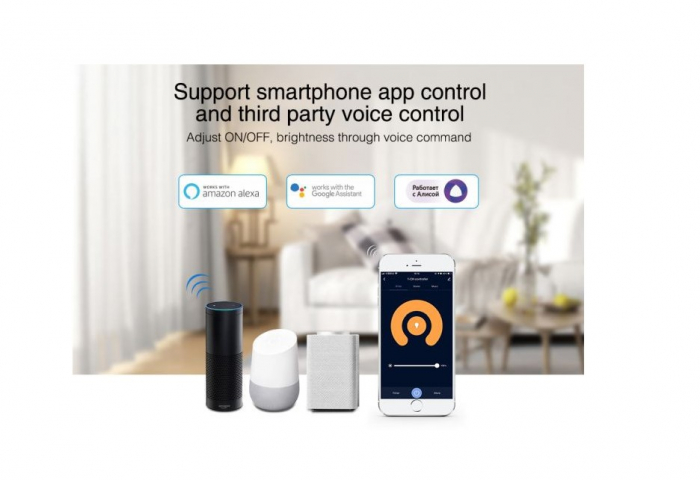 Driver LED MiBoxer 75W, 2in1 sursa si controller, dimmer, RGB+CCT, WiFi+2.4GHz, 24V, 3A, control app & telecomanda, Tuya, AC100-240V, IP20 [4]