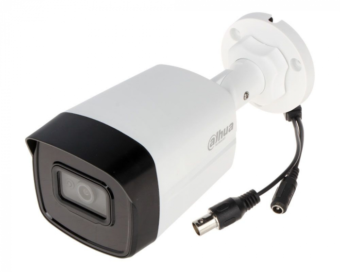 Camera supraveghere Bullet HDCVI 2MP, lentila 2.8,IR 80m audio HAC-HFW1200TL-A-0280B [2]