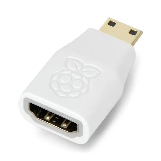 Adaptor Mini HDMI la HDMI (mama), compatibil Raspberry Pi Zero / Zero W / Zero 2 W, video Full HD [2]