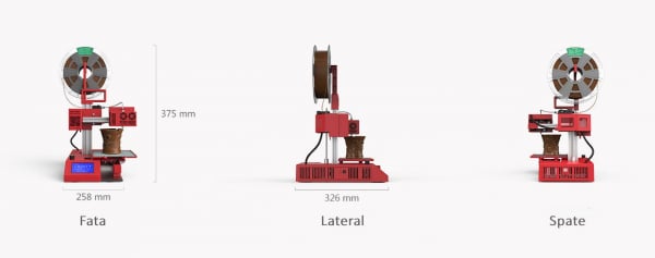 Imprimanta 3D SH105L 3 in 1 (Printare+Gravare Laser+Decupare Laser) [8]