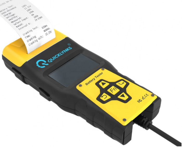 Tester de baterii pentru vehicule 12V si 24V cu imprimanta BA1000 [2]