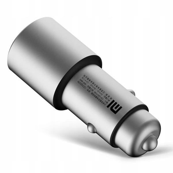 Incarcator auto Xiaomi CC02CZM 36W QC 3.0 2xUSB-A, argintiu [2]