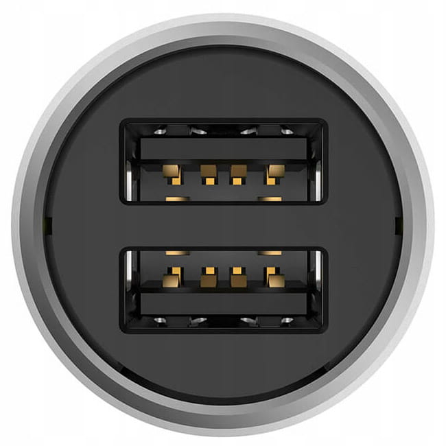 Incarcator auto Xiaomi CC02CZM 36W QC 3.0 2xUSB-A, argintiu [4]