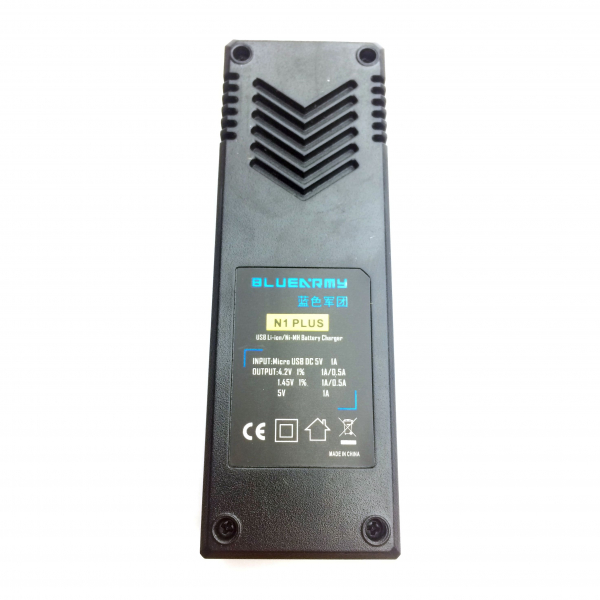 Incarcator USB de baterii Li-Ion Ni-Mh BlueArmy N1 Plus AA AAA [3]