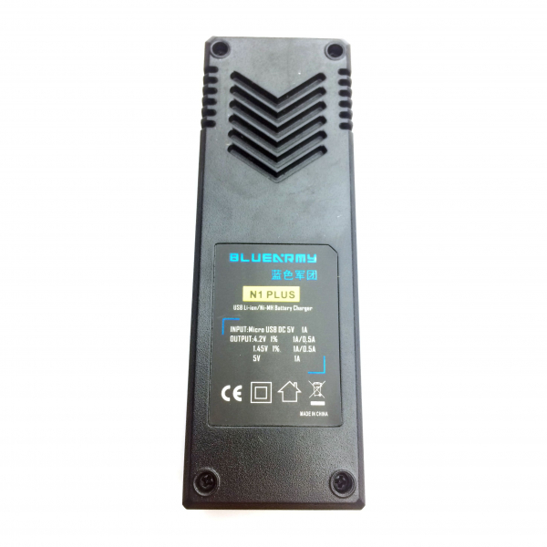 Incarcator USB de baterii Li-Ion Ni-Mh BlueArmy N1 Plus AA AAA [4]