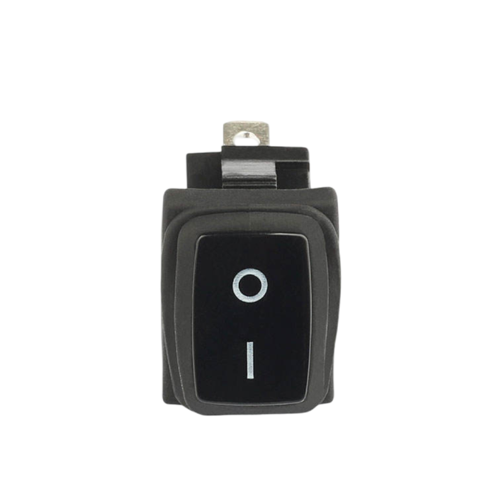 Intrerupator basculant/rocker ON-OFF cu mentinere, SPST, 10A 250V AC, 21x15 mm, montaj panou, FL3-KCD3-101-03 [2]