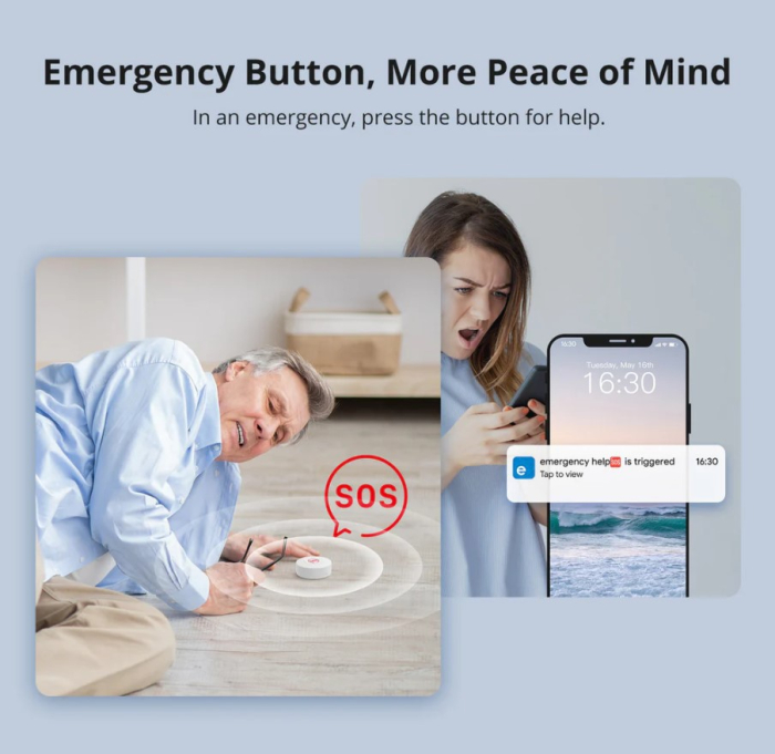 Intrerupator smart wireless ZigBee Sonoff SNZB-01P [10]