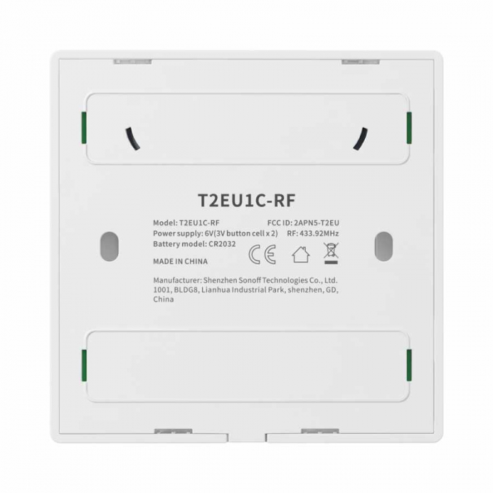 Intrerupator Sonoff simplu aplicat touch tip telecomanda cu un canal radio T2EU1C-RF [2]