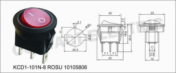 Intrerupator tip rocker ON-OFF [2]