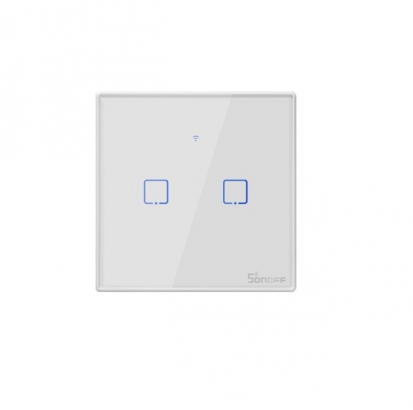Intrerupator Wifi 2ch touch Sonoff IoT T0EU2C TX IM190314010 ALB [2]
