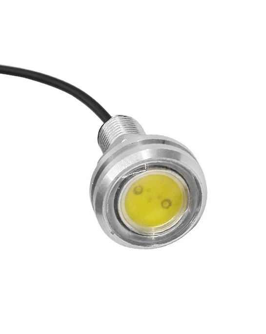Set becuri auto cu led 23mm 2W argintiu [2]