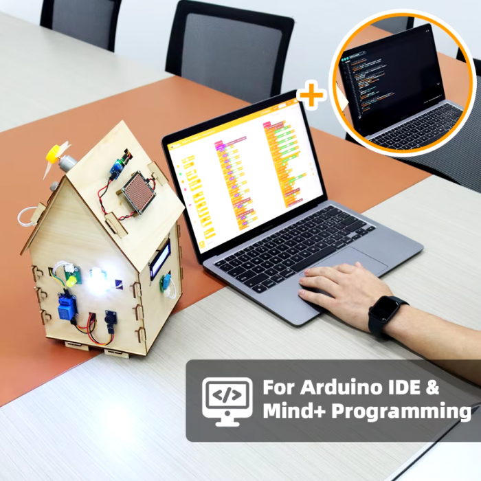 Kit didactic IoT WiFi basic smart home, DIY QE001 [7]