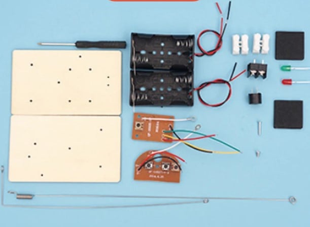 Kit educativ Telegraf DIY pentru copii, experiment stiintific, invatare cod Morse [2]