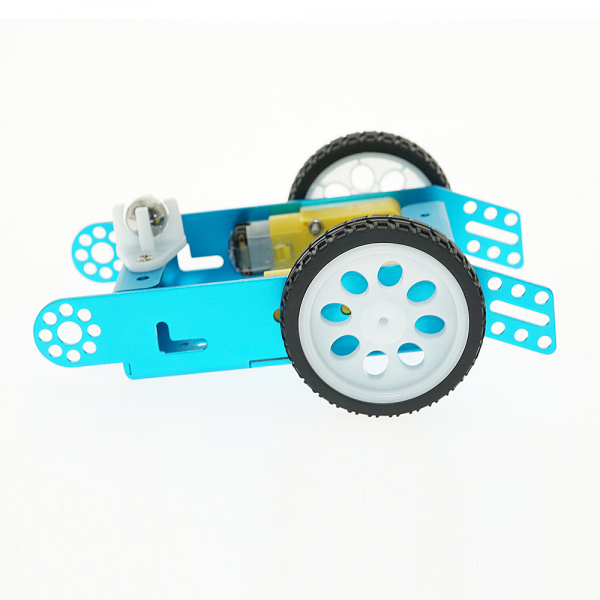 Kit sasiu din aluminiu cu motoare si roti pentru roboti OKY5024-1 [3]