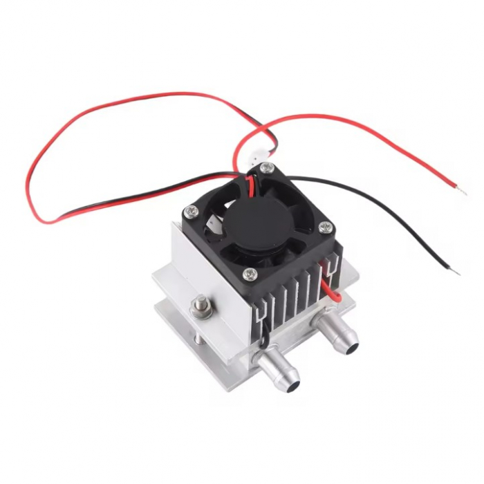 Kit racire termo-electric Peltier TEC1-12706, 12V, 60W, cu ventilator, bloc de apa si pasta termoconductoare [1]