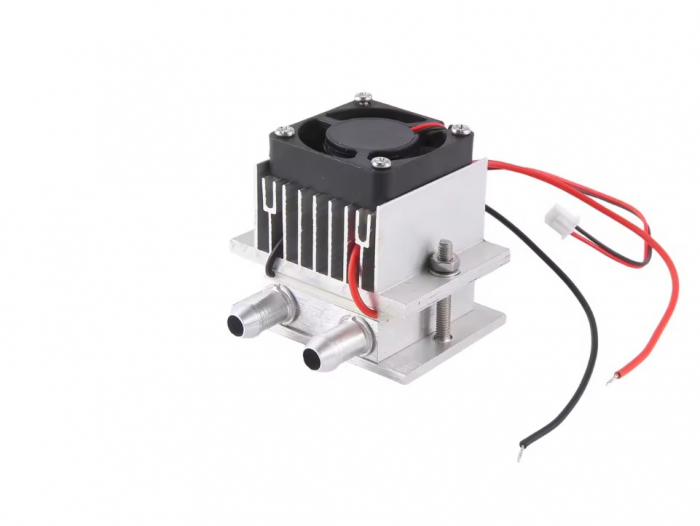 Kit racire termo-electric Peltier TEC1-12706, 12V, 60W, cu ventilator, bloc de apa si pasta termoconductoare [3]