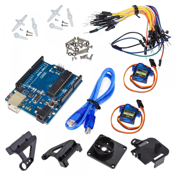 Kit servomotor PTZ 9G cu accesorii compatibil Arduino OKY1010 [3]