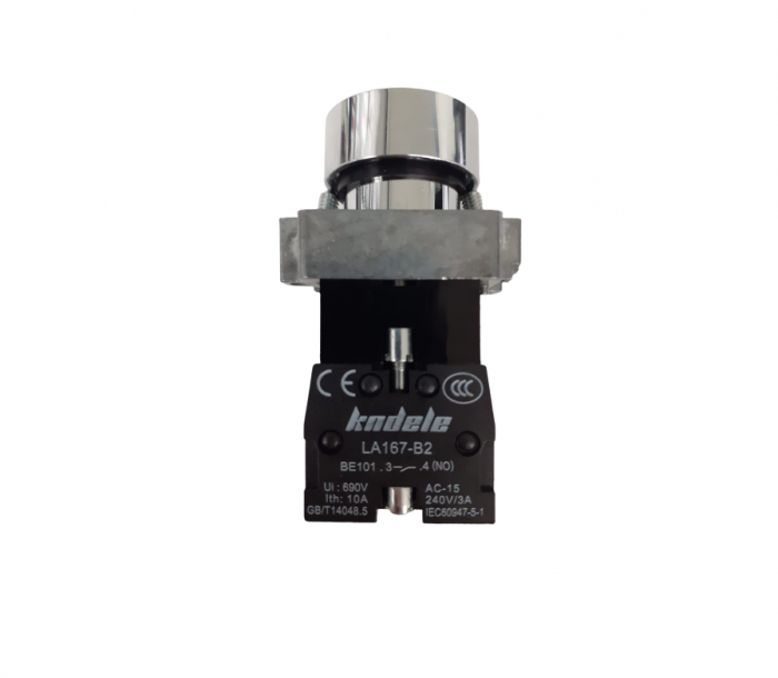 Buton verde cu retinere 1xNO SPST LA167-B2-BZ31 [2]