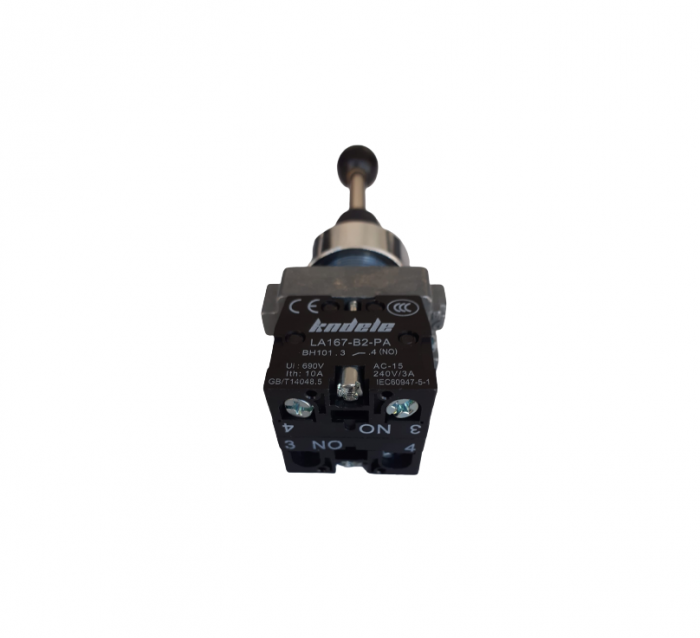 Intrerupator cu maneta fara retinere (ON)-OFF-(ON) 240V/10A [2]