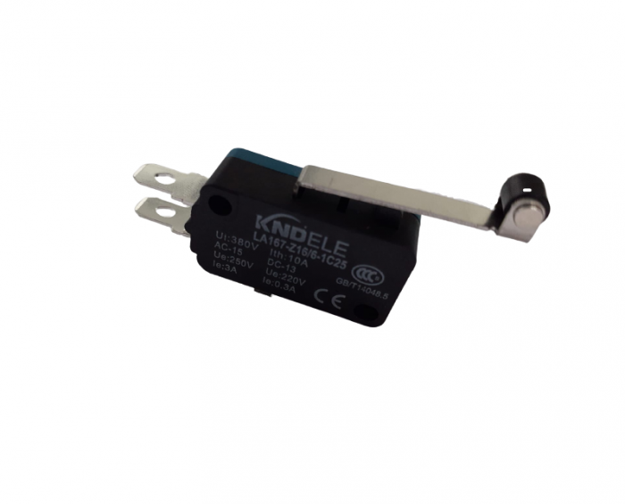 Limitator de cursa cu rola pe lamela 25mm NO/NC/COM 250V/3A [2]