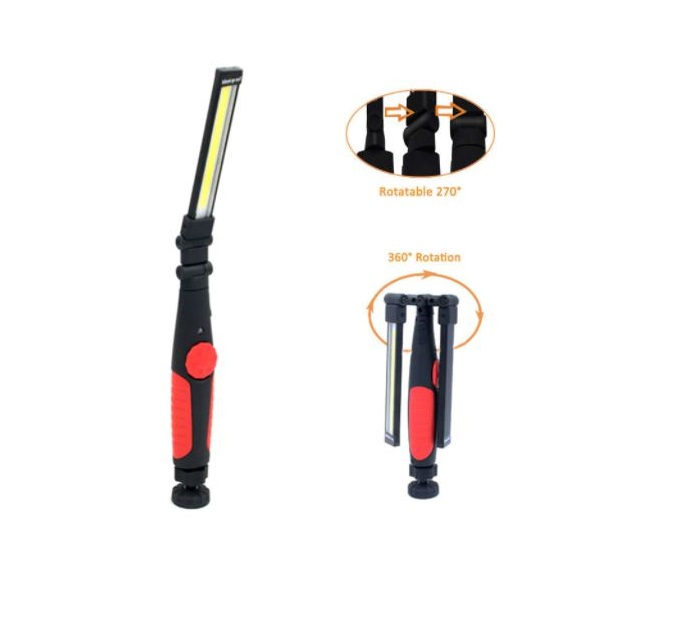 Lampa de lucru portabila cu suport magnetic reglabil, lumina led cu reglaj intensitate si incarcare usb [3]