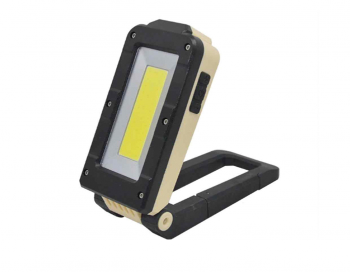 Lanterna de lucru COB suport magnetic cu carabina lumina ALB/ROSU patru moduri de lucru [2]