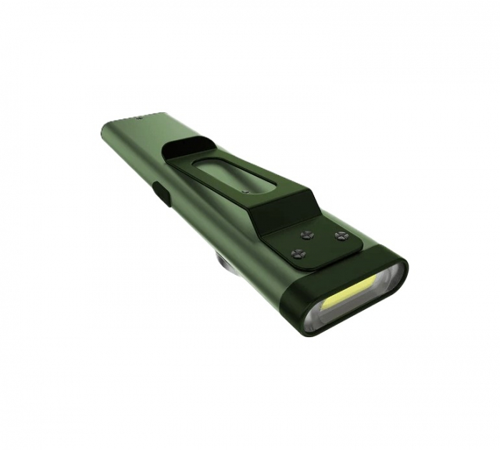 Lanterna EDC Klarus E5, 600 lm, baza magnetica, clips, incarcare USB-C, EDC, dublu LED pentru apropiere si distanta, verde [3]