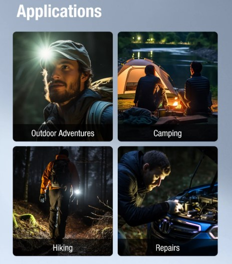 Lanterna EDC Klarus E5, 600 lm, baza magnetica, clips, incarcare USB-C, EDC, dublu LED pentru apropiere si distanta, gri [7]