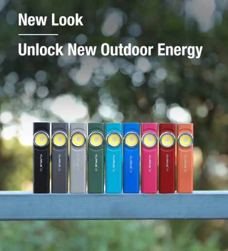 Lanterna EDC Klarus E5, 600 lm, baza magnetica, clips, incarcare USB-C, EDC, dublu LED pentru apropiere si distanta, roz [15]