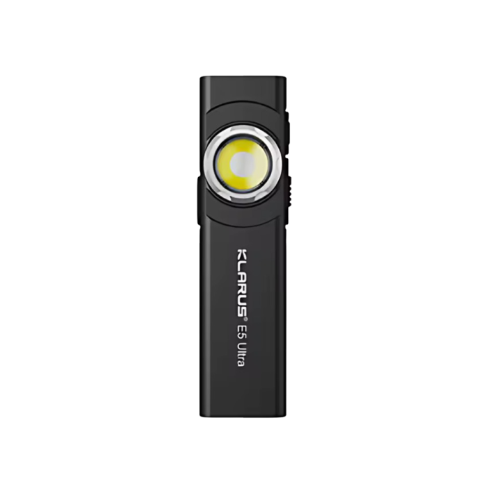 Lanterna EDC Klarus E5 Ultra, 800 lumeni, 3 surse de lumina, acumulator 1400mAh, USB-C, magnet, clema, negru, IPX4 [2]