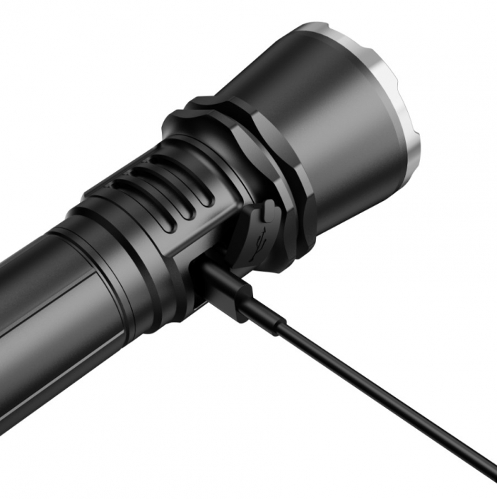 Lanterna LED Klarus, A3, zoom, 2200 lm, baterie 4000 mAh (USB-C), raza 750 m, autonomie 10 h, rezistenta la socuri 1 m,  IPX6 [3]