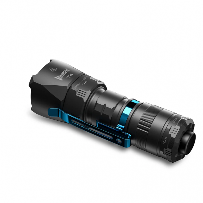 Lanterna tactica EDC, 850lm, reincarcabila, neagra Wuben T4 [3]