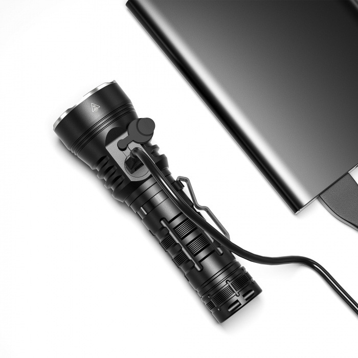 Lanterna reincarcabila, 4500 LM, incarcare rapida, Led CREE XHP 70.2, Wuben A22 [8]