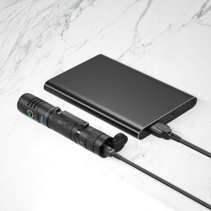 Lanterna reincarcabila cu powerbank, 1200 LM, Wuben E12R [5]